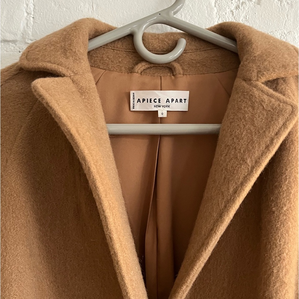 Apiece Apart Camel Mohair Coat